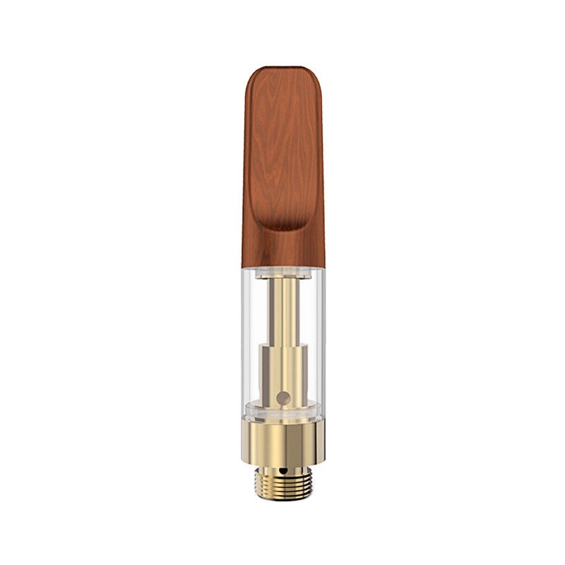 흡입 기름 구멍 2.0mm*4 버릴 수 있는 CBD 카트리지 나무 팁 카트리지 1.6 오옴