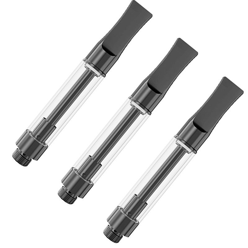 비어 있는 1.0mL 검정색 델타 8 델타 9 D8 D9 THC 생생한 수지 카트리지