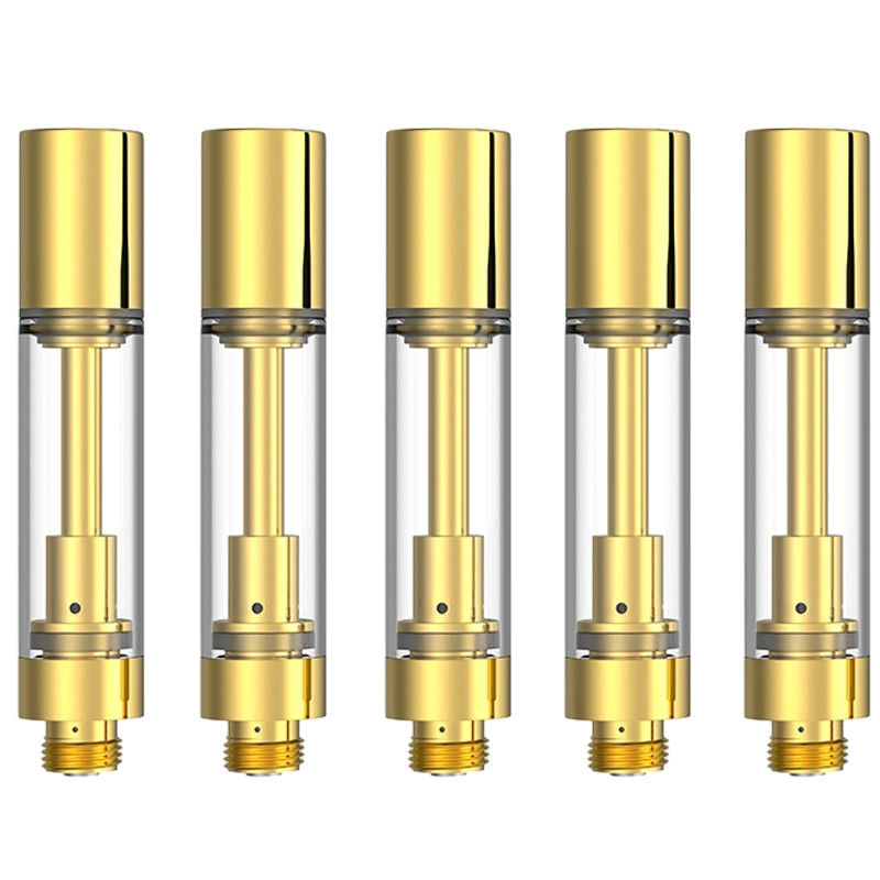 도매 510 빈 금 THC 카트리지 0.5mL 0.8mL 1.0mL 옵션