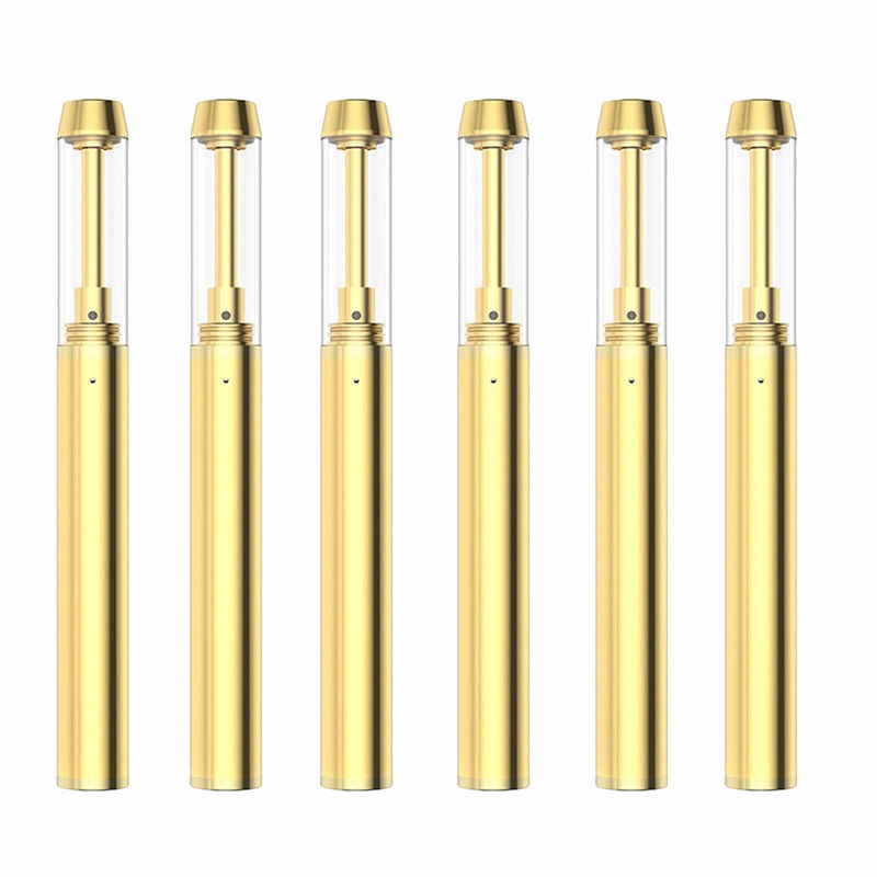 0.5/1.0/2.0mL 골드 톱 CBD 오일 세라믹 코일을 가진 바이프 펜 장치