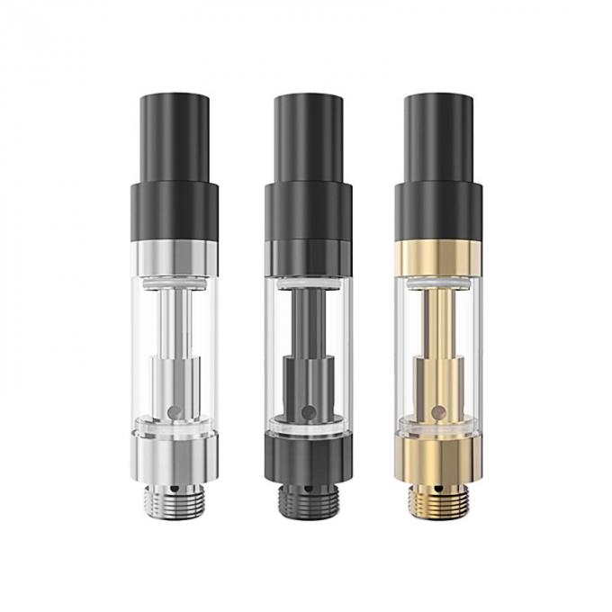 1000 마그네슘 Cbd 오일 카트리지 - 세라믹 코일, Gold&Silver&Black 색, 2.0mm*4 흡입 기름 구멍